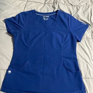 Healing Hands HH360 navy blue scrub top